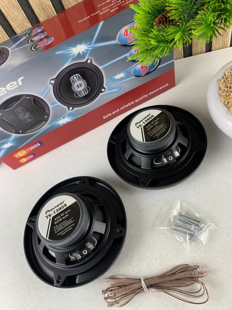 Haut-Parleur Pioneer Coaxial de Voiture 400W – Son Clair et Puissant pour une Expérience de Conduite Immersive
