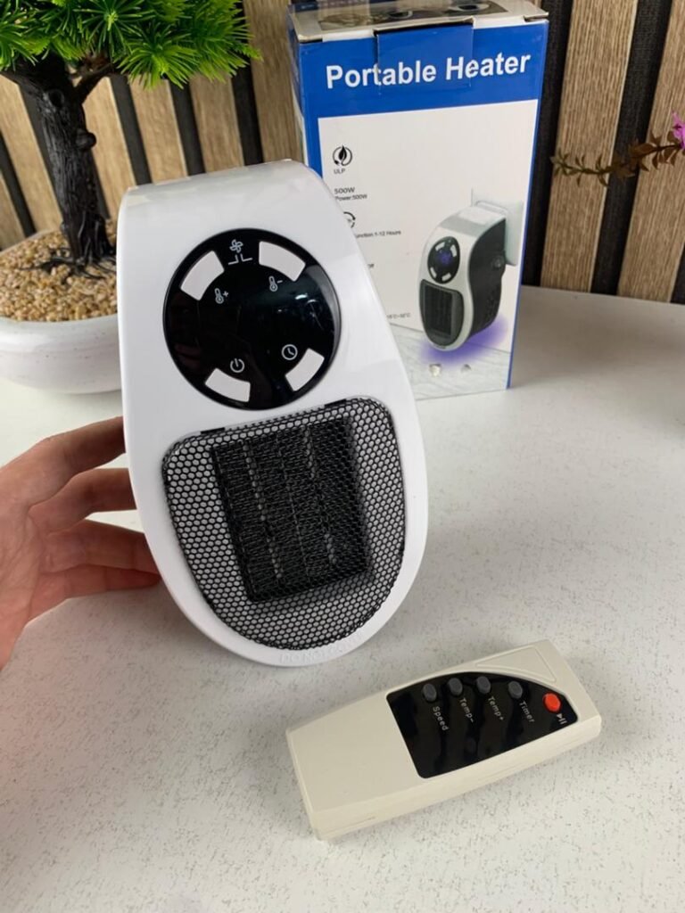 Mini Chauffage Mural Électrique 500W  – Chauffage Intelligent et Compact