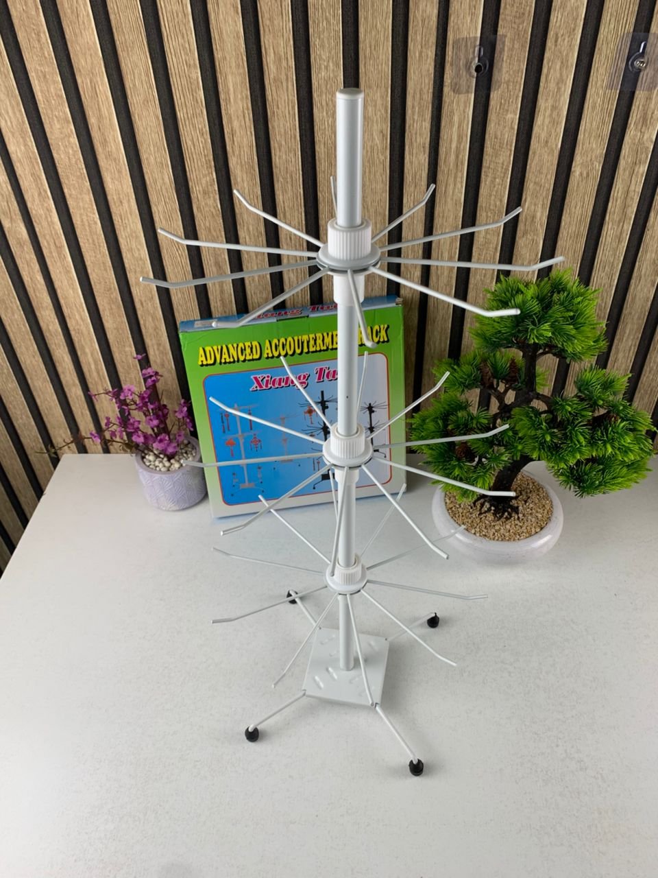 Présentoirs à bijoux ÉléganceSpin – 3 niveaux réglables en métal - الصورة 4