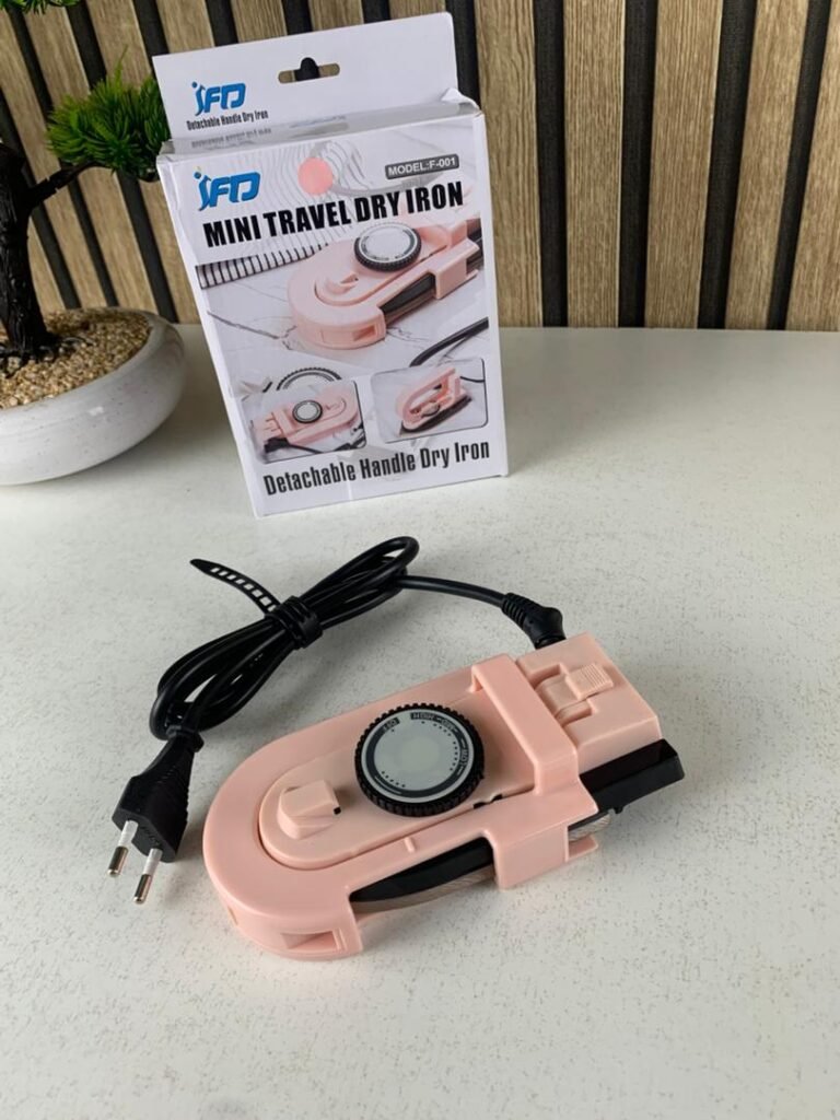 Mini Fer à Repasser Portable avec Température Réglable – Mini-Fer Compact et Pliable pour Retouches Rapides