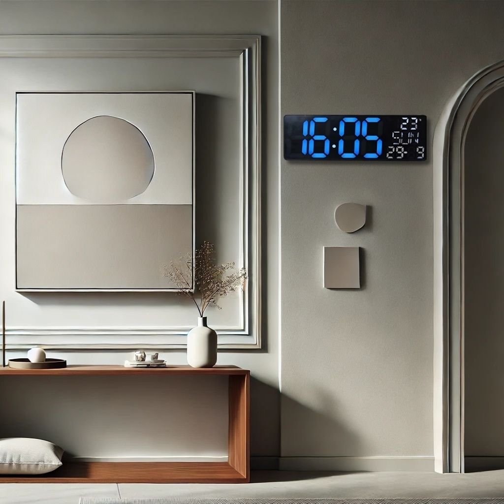 Horloge Digitale LED Design Moderne – Élégance, Lumière et Simplicité - الصورة 3