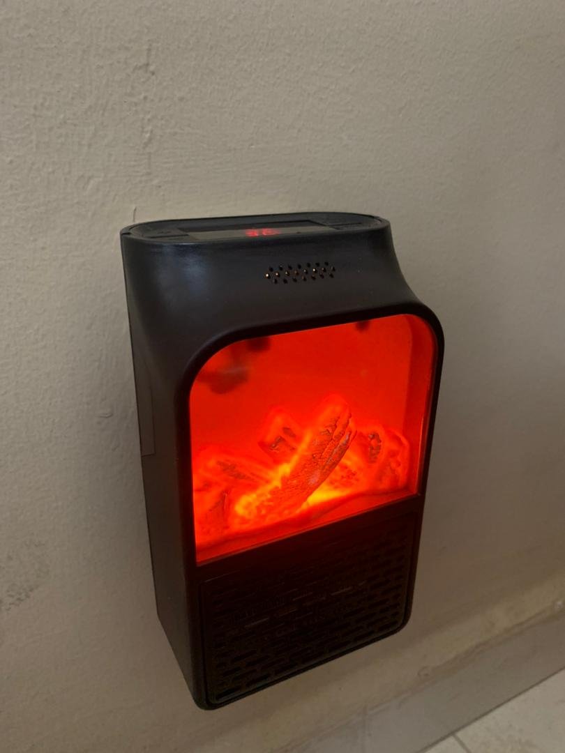 Chauffage Électrique Portable avec Effet Flamme 3D – Ambiance Feu de Cheminée - الصورة 7