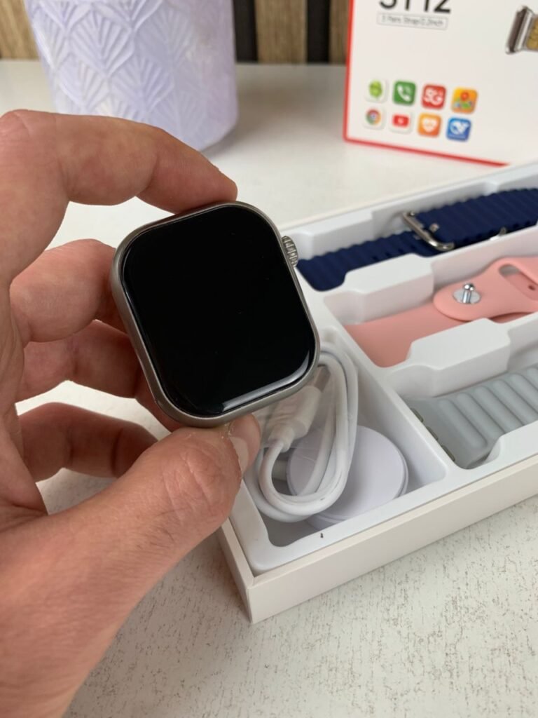 Smart Watch ST12 compatible avec carte SIM 5G – 64 Go de stockage & fonctions AI