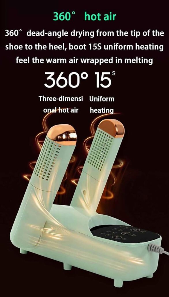 Séchoir à Chaussures + protection contre la surchauffe