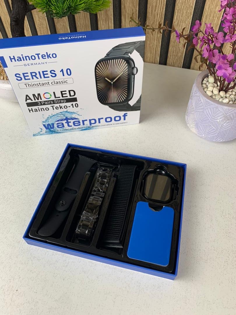 Smart Watch Étanche avec 3 Bracelets de Luxe – Élégance, performance et polyvalence - الصورة 7