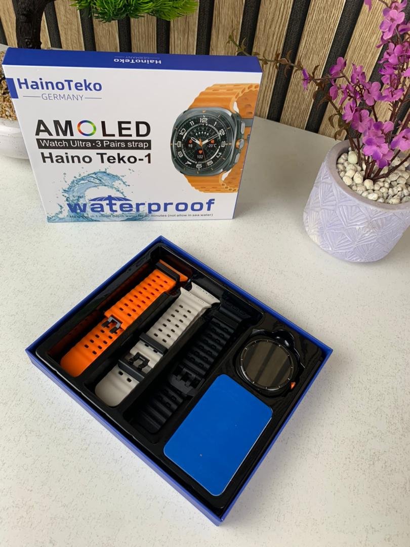 Smart Watch Haino Teko-1 Écran AMOLED avec 3 Bracelets Intégrés – L’alliance parfaite entre élégance - الصورة 6