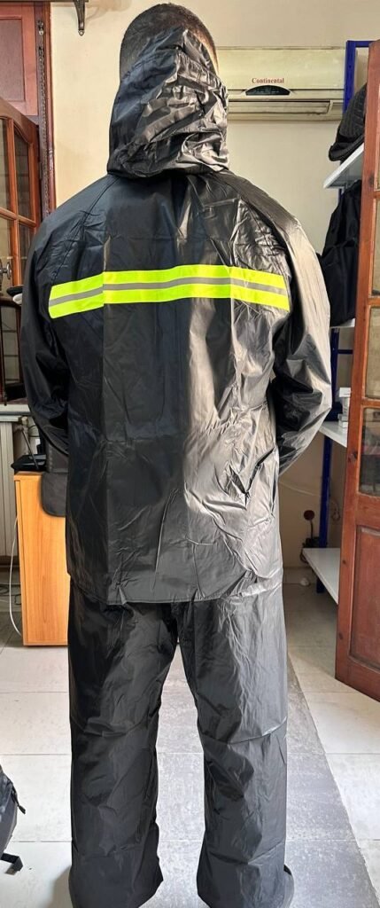 Ensemble de pluie imperméable veste et pantalon avec doublure intérieure V2
