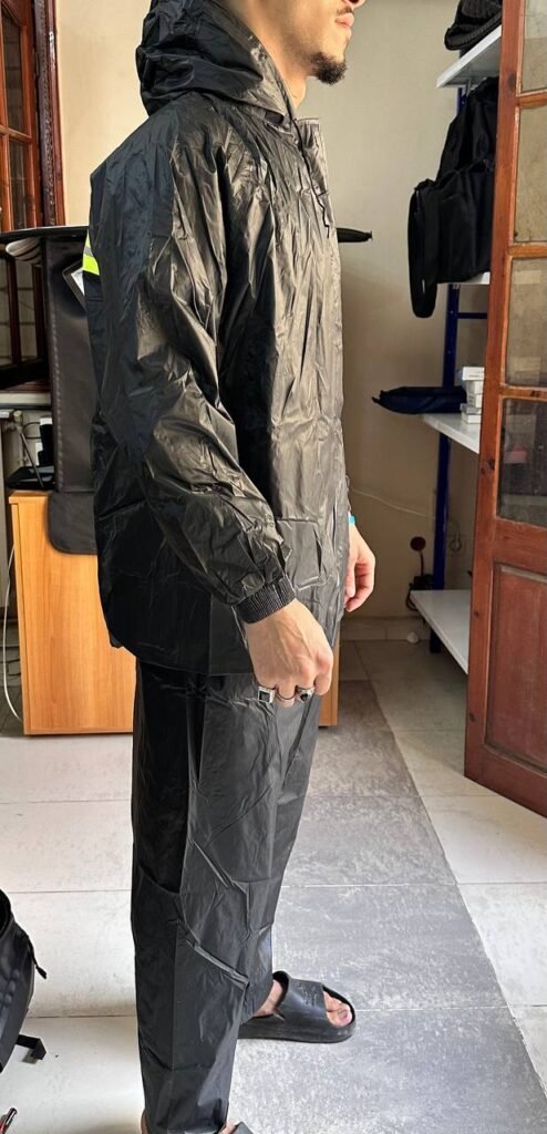 Ensemble de pluie imperméable veste et pantalon avec doublure intérieure V2