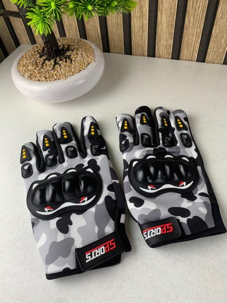 Gants de Moto Respirants Pro Biker à Doigts Longs V2