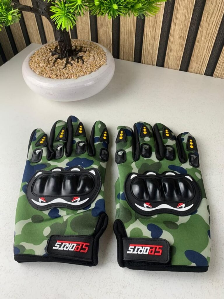 Gants de Moto Respirants Pro Biker à Doigts Longs V2