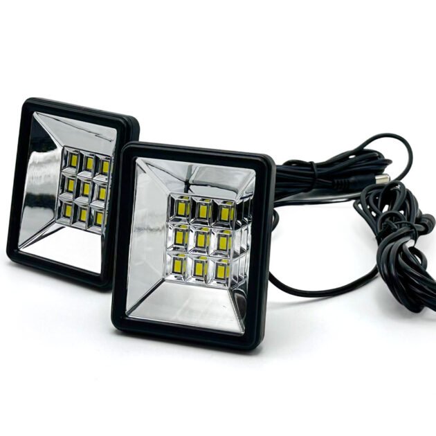 Kit d’Éclairage Solaire XB-2321BT avec Haut Parleur et Deux Lampes