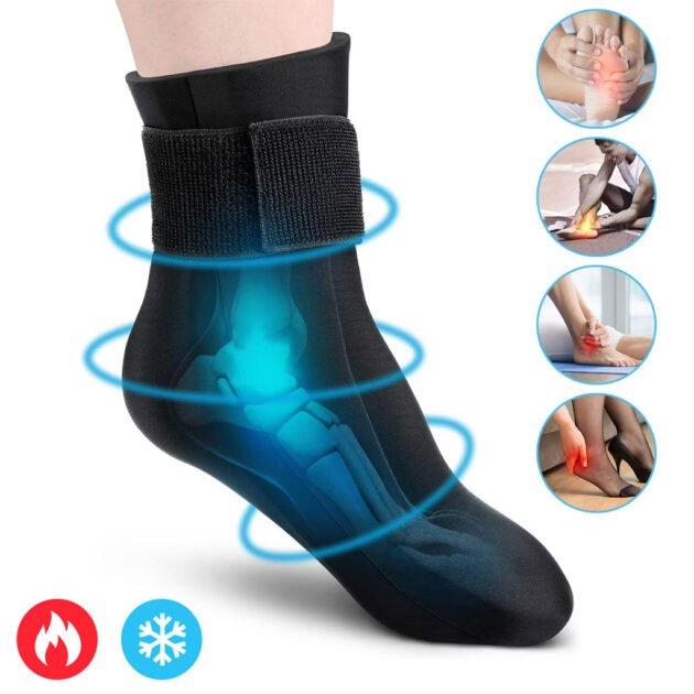 Poche de Glace pour Cheville en Gel Chaud et Froid – Soulagement Instantané et Complet