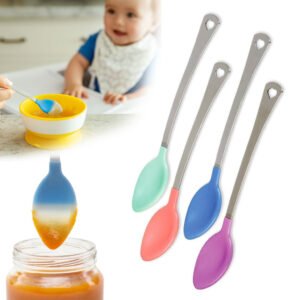 La cuillère intelligente qui protège votre bébé – White Hot® Spoon Set
