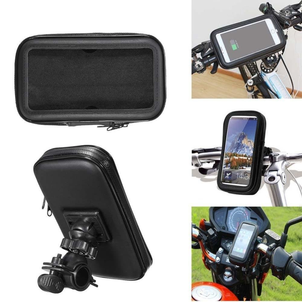 Support Téléphone Moto Étanche 360° – Fixation Guidon Ultra-Stable & Affichage Tactile