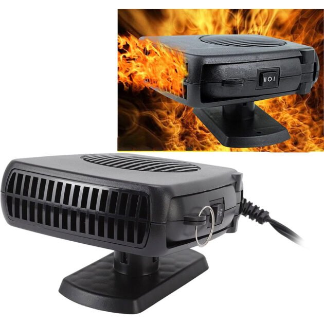 Chauffage Dégivreur Pare-brise 2-en-1 pour Voiture