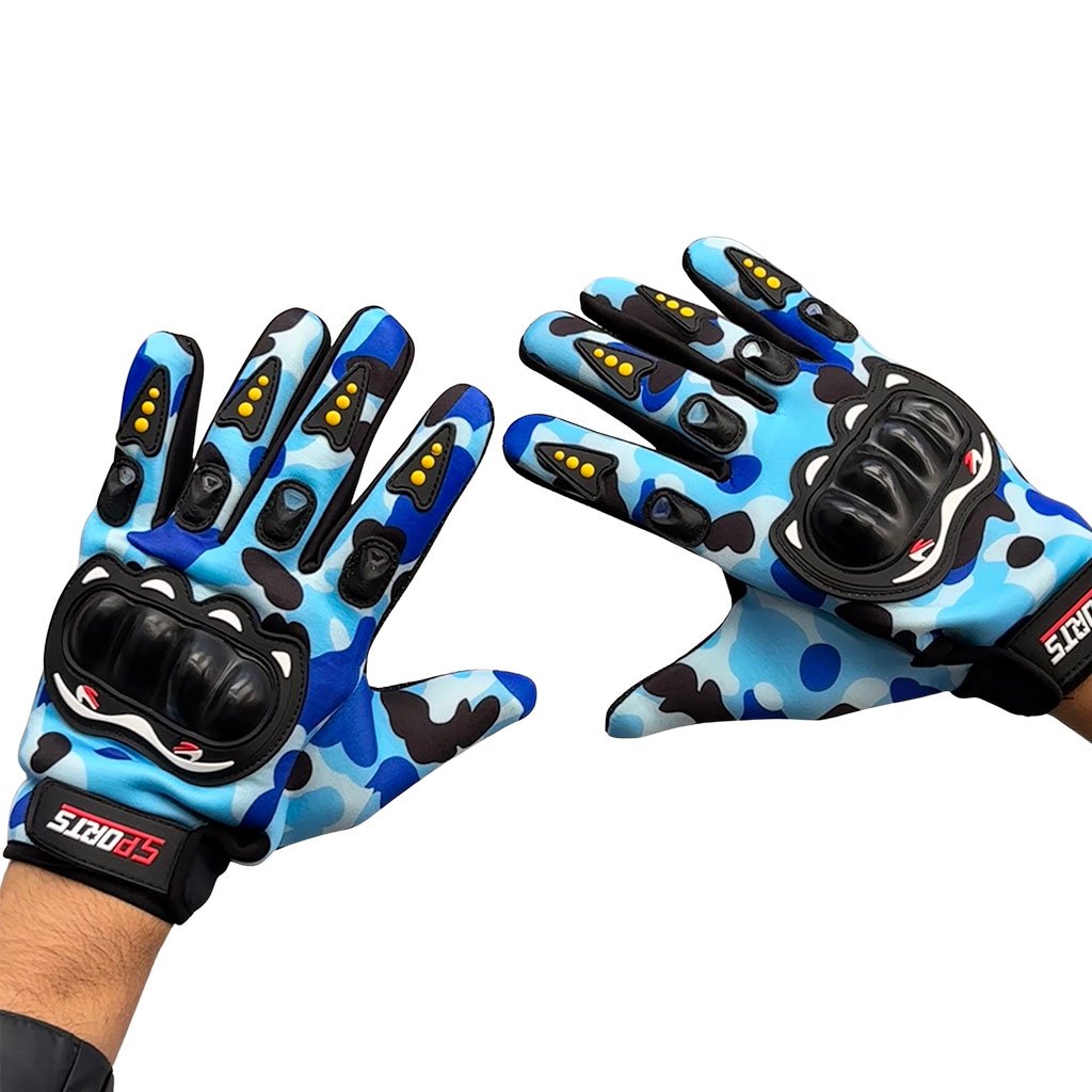 Gants de Moto Respirants Pro Biker à Doigts Longs V2 - الصورة 4