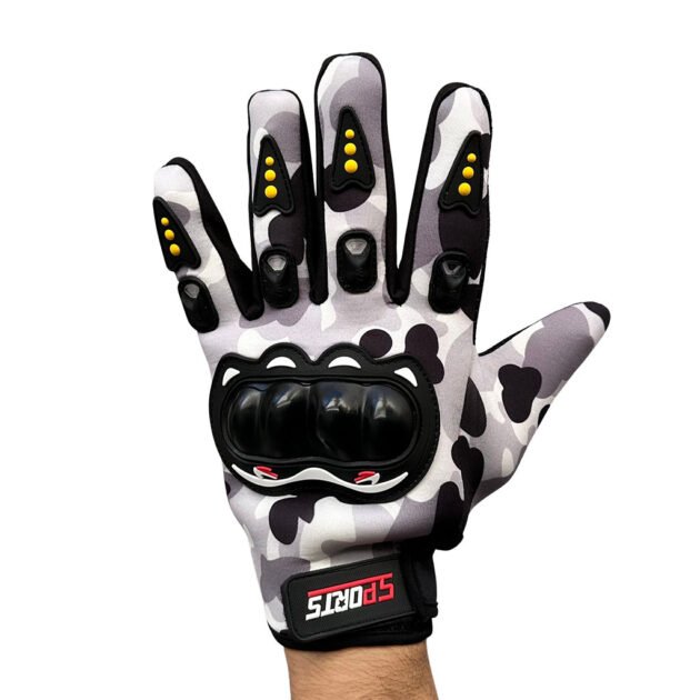 Gants de Moto Respirants Pro Biker à Doigts Longs V2