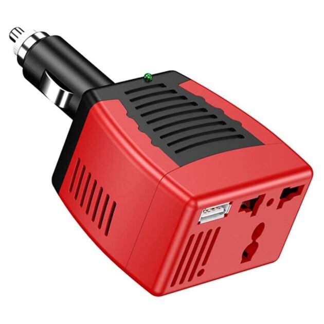 Convertisseur de Tension Voiture 100W DC 12V → AC 220V