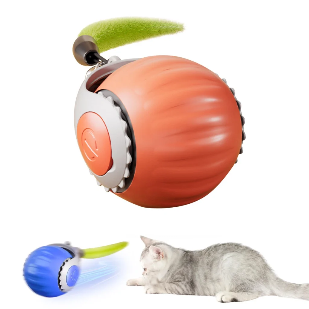 Jouet Interactif pour Chat – Balle Électrique Roulante Intelligente