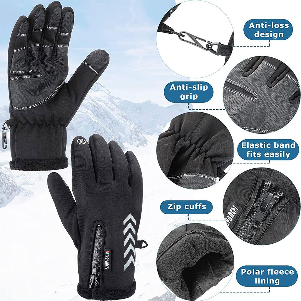 Pack d’Hiver Moto V2 – Combinaison Imperméable , Gants Thermiques , Cagoule Chaude - الصورة 5