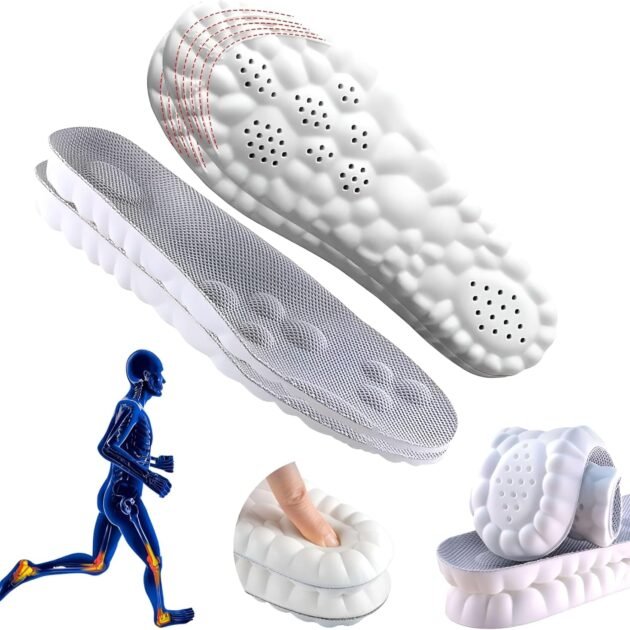 Semelles Intérieures Confort Haute Élasticité – Soutien Total & Absorption des Chocs
