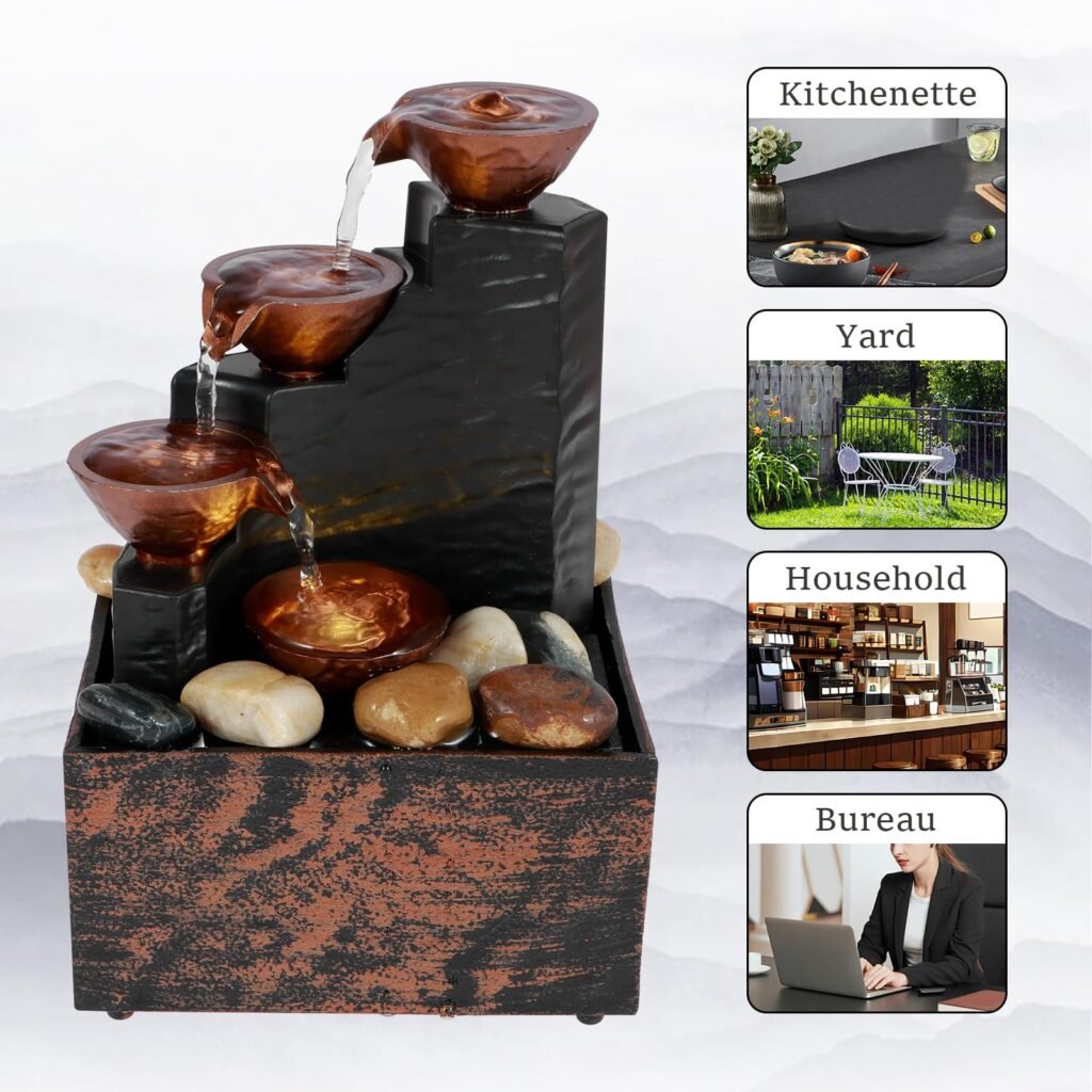 Fontaine d’Intérieur USB Compacte – Élégance Zen & Ambiance Relaxante
