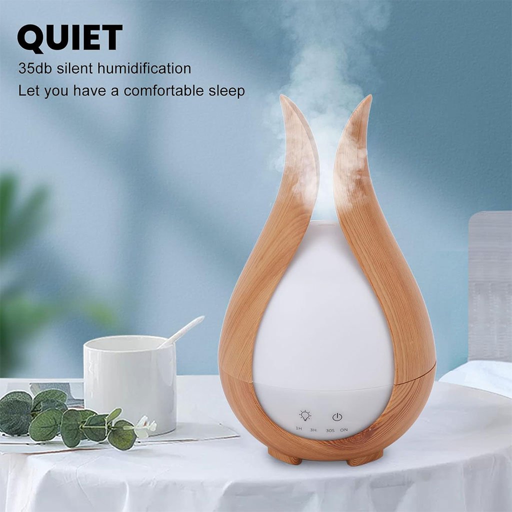 Humidificateur d’Air Bois & LED 7 Couleurs – Diffuseur Silencieux à Grande Capacité - الصورة 3