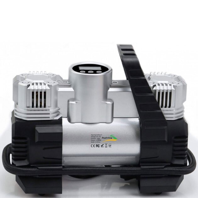 Compresseur de voiture à double piston écran LCD 180W 150psi BE0171 Gonflage rapide et précis – puissance et fiabilité pour votre véhicule