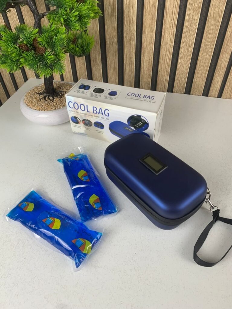 Trousse isotherme de voyage pour insuline avec écran de température