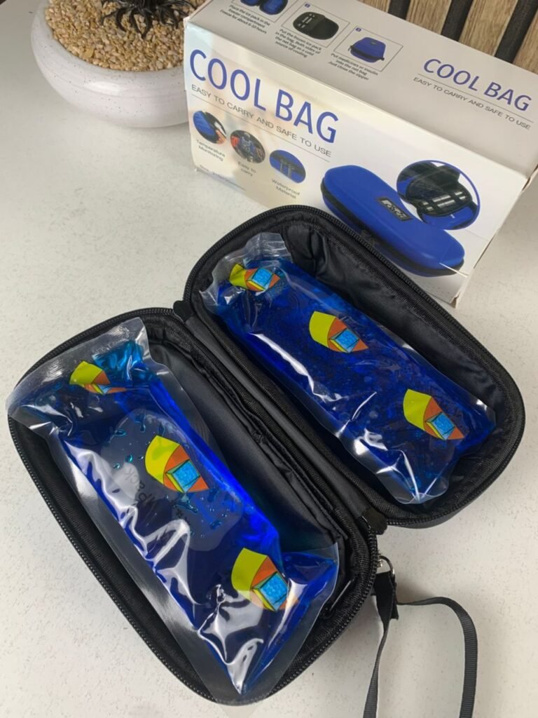Trousse isotherme de voyage pour insuline avec écran de température