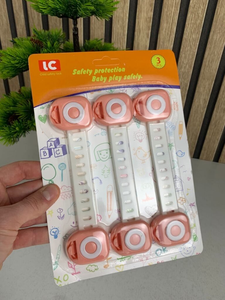 Pack de 3 verrous de sécurité enfant pour électroménager et tiroirs
