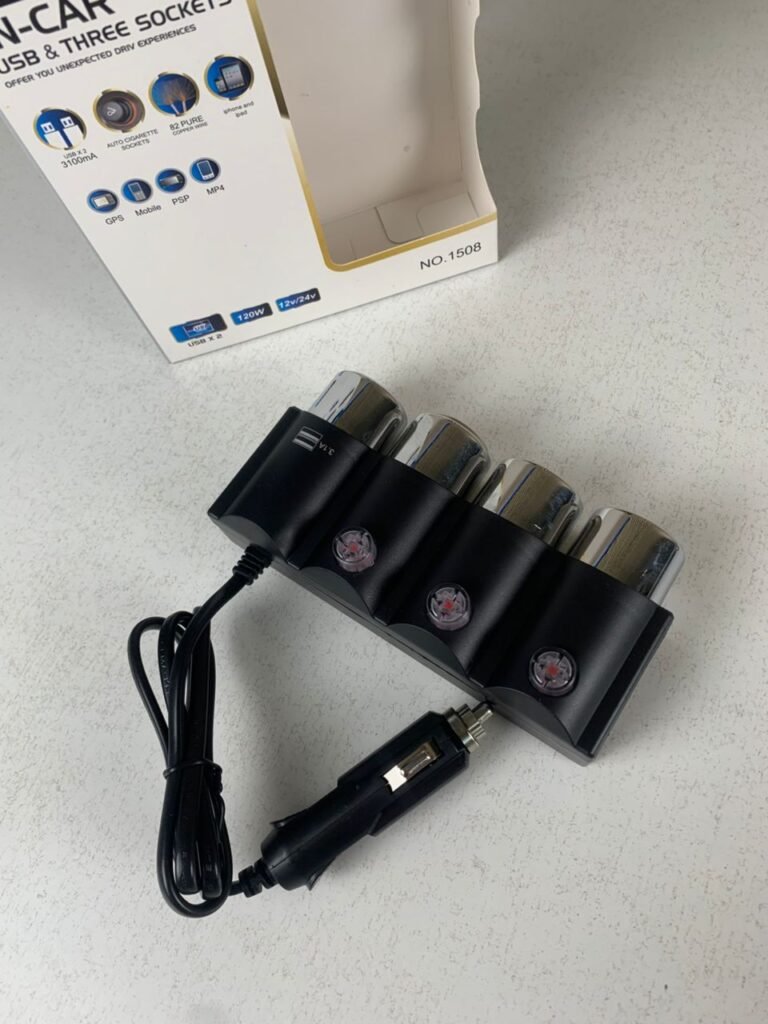 Multiprise allume-cigare Olesson OEM 120W avec 2 ports USB charge rapide