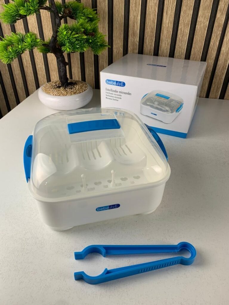 Stérilisateur à micro-ondes pour biberon bébé Bebe Due – Hygiène parfaite en quelques minutes, sans produits chimiques