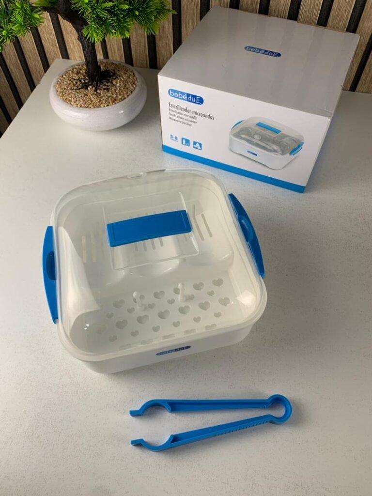 Stérilisateur à micro-ondes pour biberon bébé Bebe Due – Hygiène parfaite en quelques minutes, sans produits chimiques