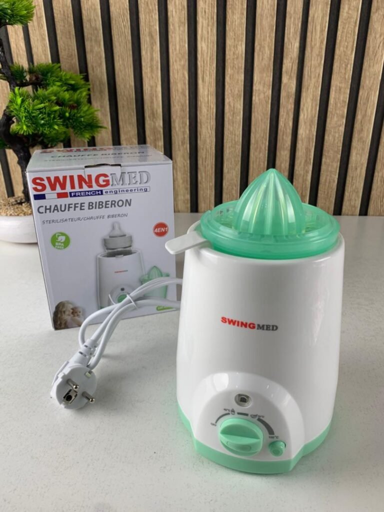 Chauffe-Biberon & Stérilisateur 4-en-1 pour Bébé – Pratique, Compact & Polyvalent