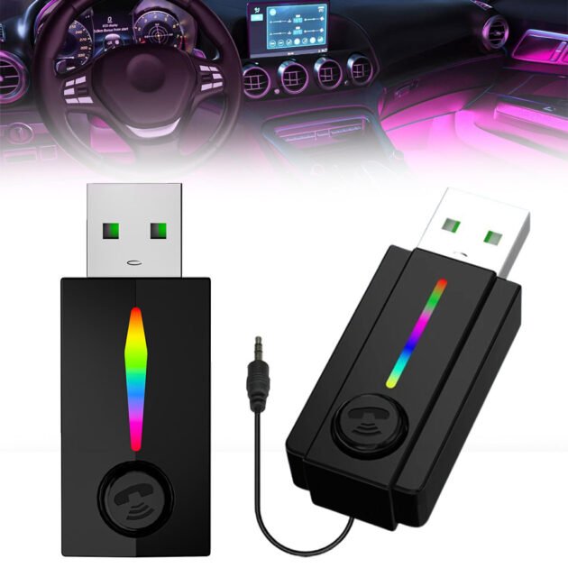 Récepteur Bluetooth pour Voiture avec Câble Aux – Transformez vos Appareils en Sans Fil