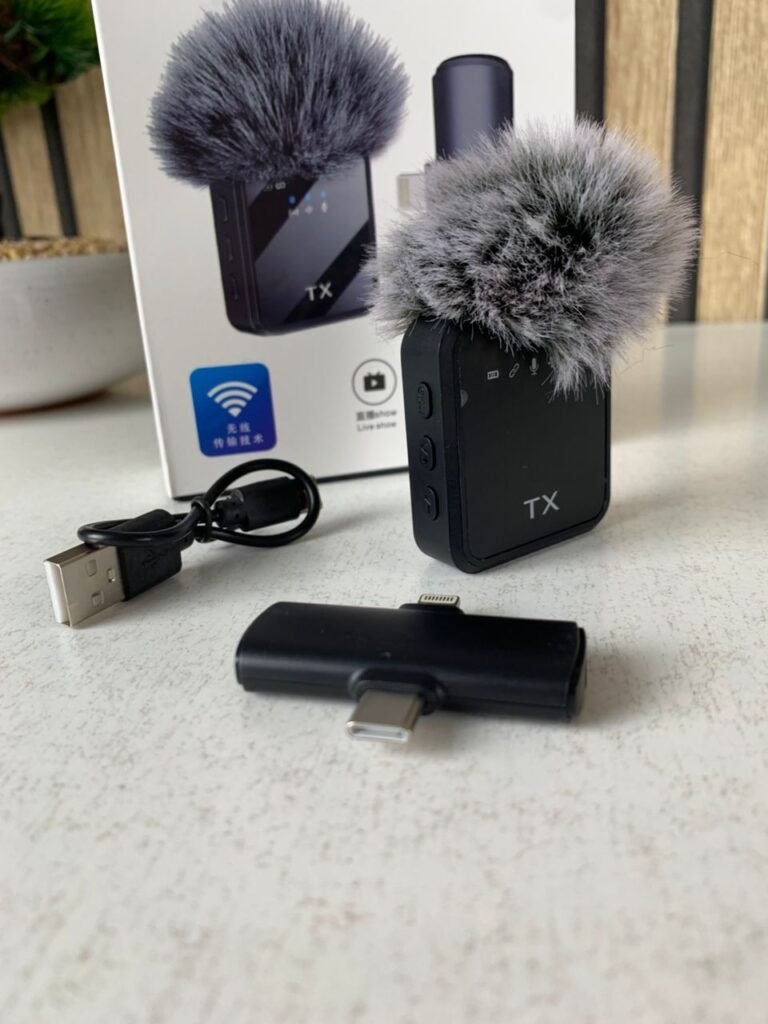 Micro Cravate 3-en-1 Universel – Son Clair & Enregistrement Professionnel