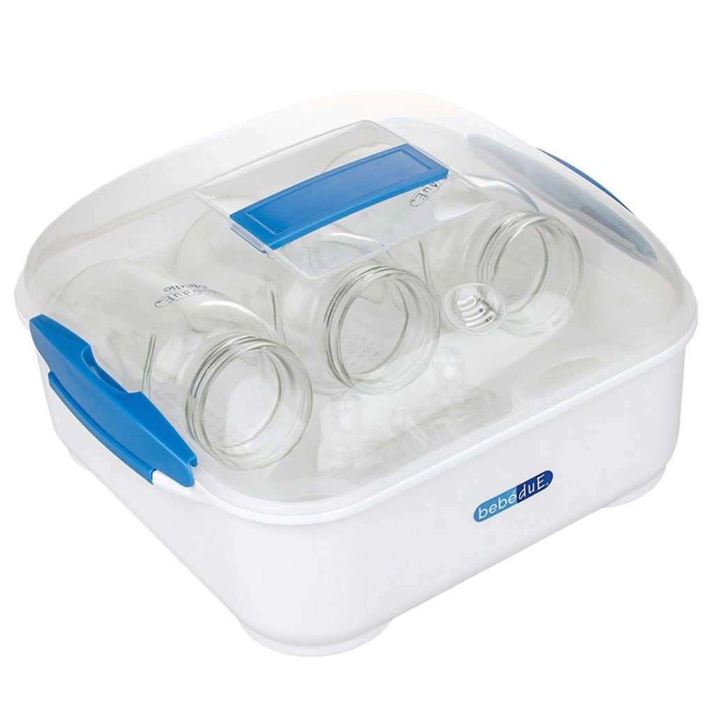 Stérilisateur à micro-ondes pour biberon bébé Bebe Due – Hygiène parfaite en quelques minutes, sans produits chimiques - الصورة 4