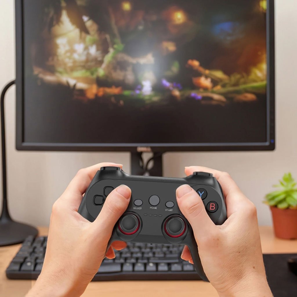 Manette gaming sans fil multi-plateforme avec 3 récepteurs (USB, Type‑C, Micro‑USB) - الصورة 5