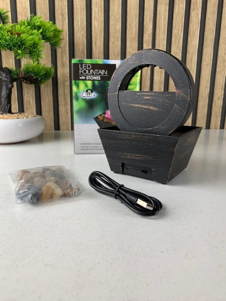 Fontaine d’Eau Décorative USB – Élégance Zen & Relaxation Instantanée