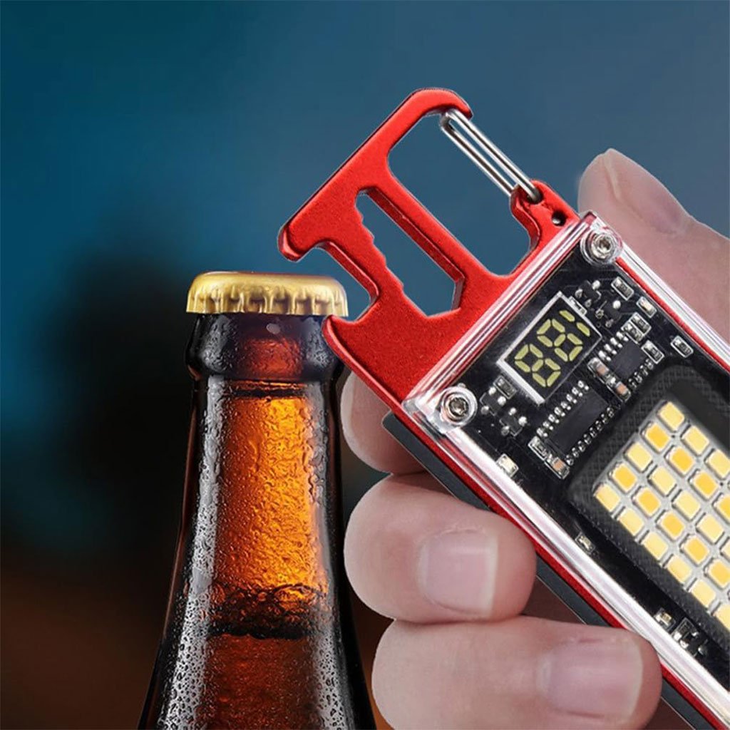 Mini lampe COB rechargeable Type‑C avec écran batterie – outil d’urgence multifonction - الصورة 4