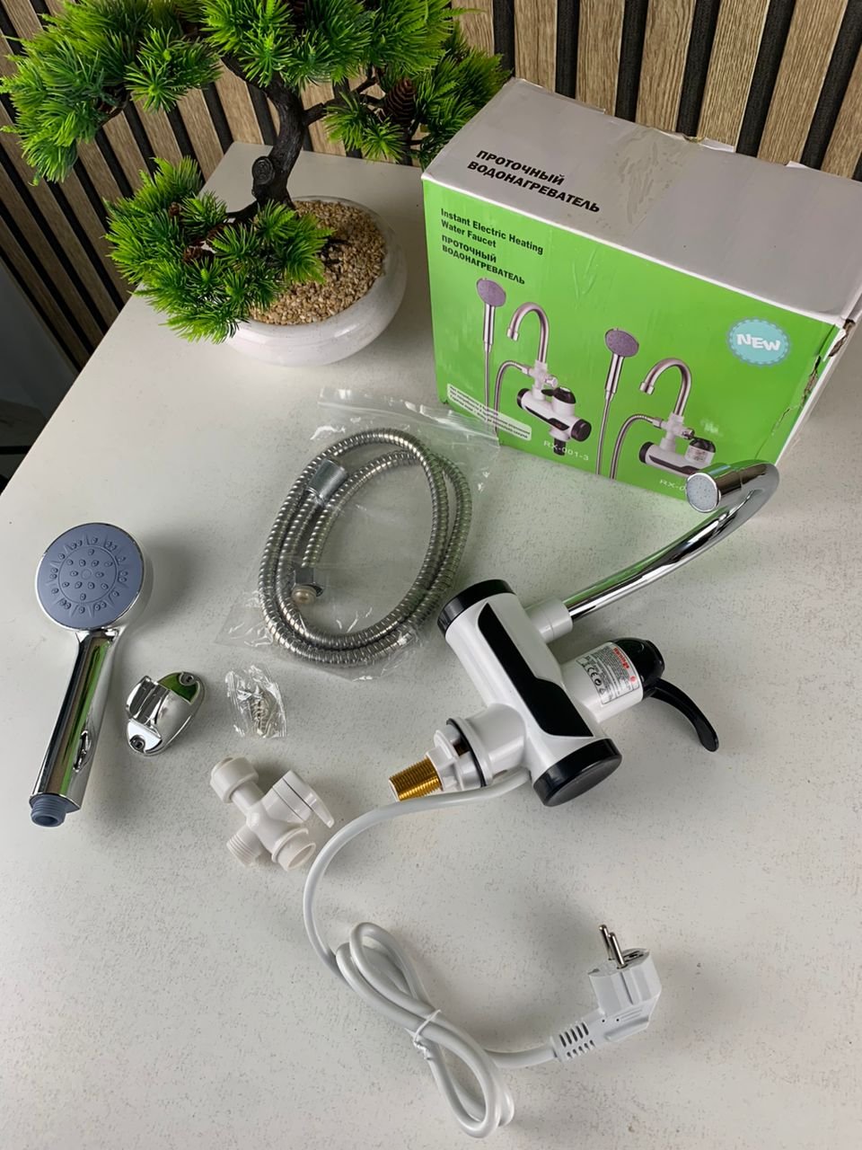 Robinet Chauffant Électrique avec Douchette – L’Eau Chaude en 3 Secondes Chrono - الصورة 7