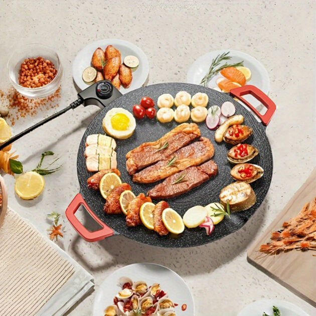 Ta­jine Électrique Multifonction 1200W – Cuisson Rapide, Saine & Sans Effort