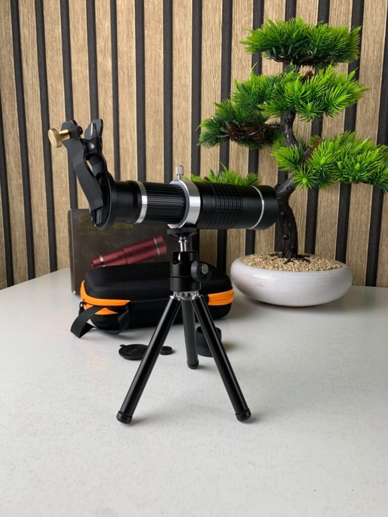 Téléobjectif pour smartphone à zoom optique 20x avec trépied Photographie mobile professionnelle – zoom puissant et stabilité maximale