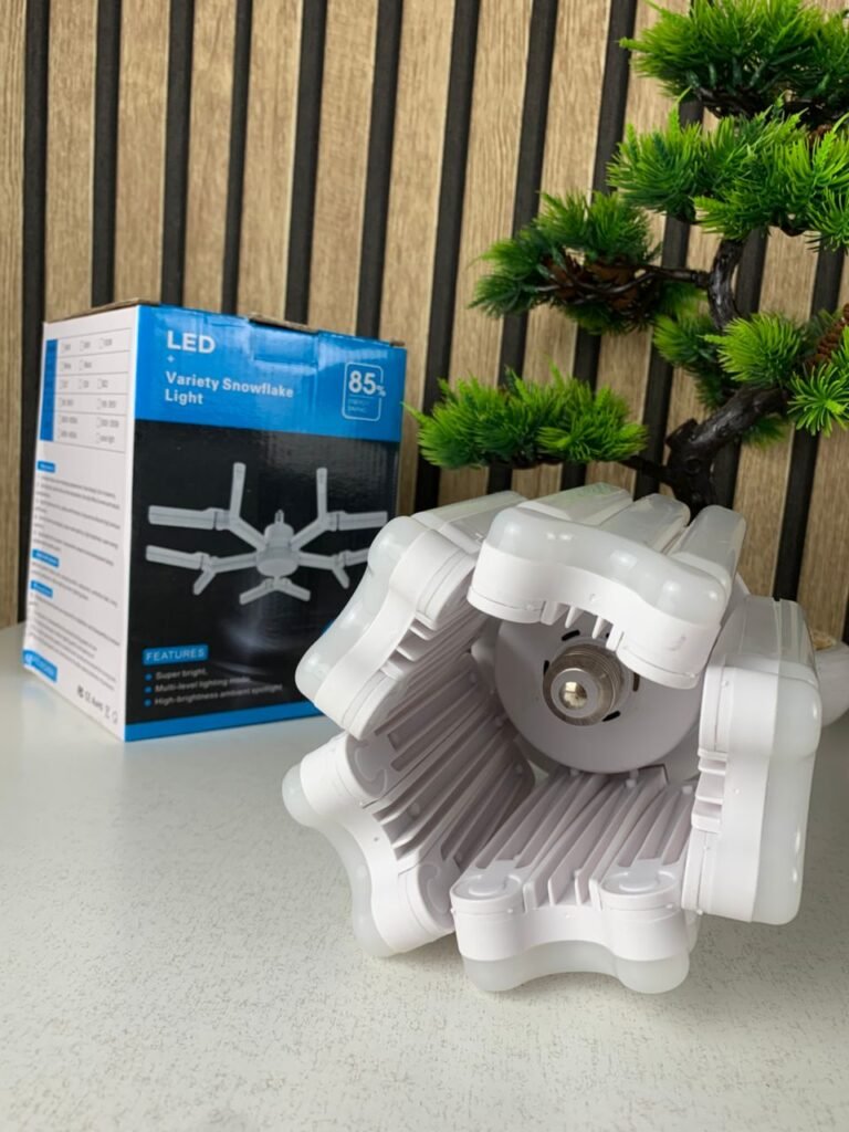 Lampe LED à visser déformable ultra lumineuse 6500K Éclairage puissant et flexible – lumière blanche naturelle pour tous vos espaces