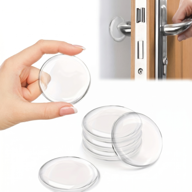 Butée de Porte Pratique Anti-Chocs – Protection Murale & Réduction du Bruit