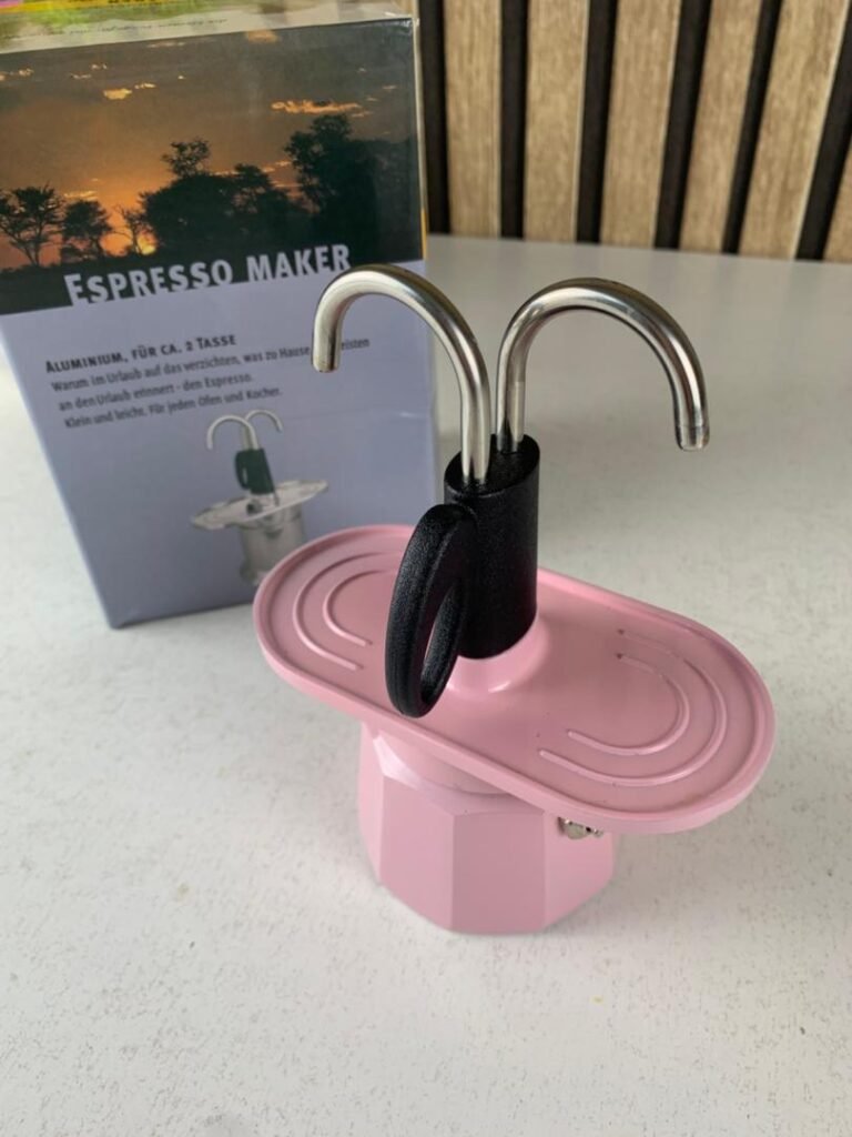 Cafetière Expresso 2 Tasses Rose – L’Art du Café à l’Italienne