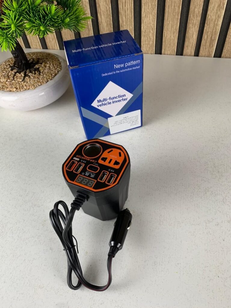Convertisseur de Puissance Voiture 12V/24V vers 220V – L’Énergie Partout, Même en Route