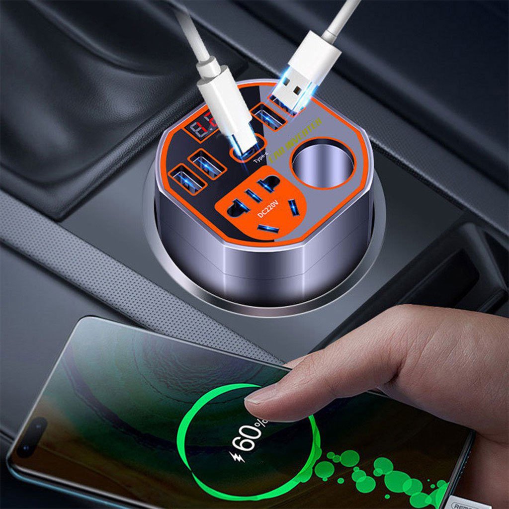 Convertisseur de Puissance Voiture 12V/24V vers 220V – L’Énergie Partout, Même en Route - الصورة 5