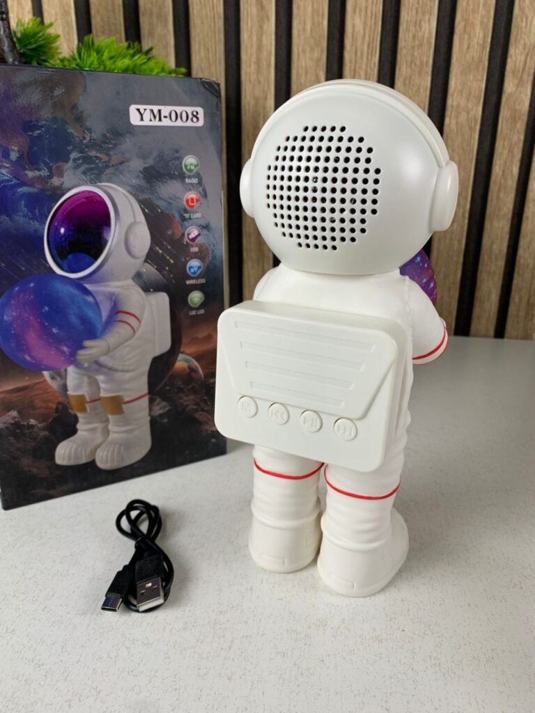 Lampe LED astronaute 3D “lune” avec haut-parleur Bluetooth